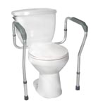 Raised Toilet Seat, Bathroom Safety, Frame Only