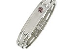Titanium Medical ID Bracelet