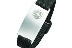 Medical Alert Bracelet, Stainless Steel Plate